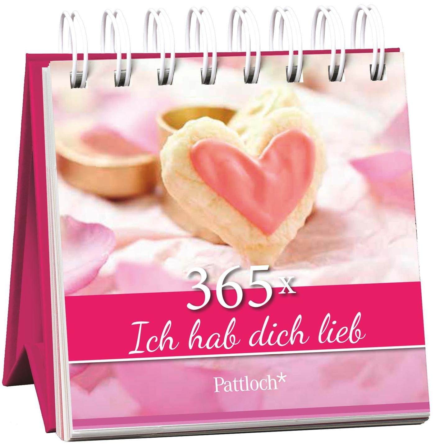 驚きの安さ x 365 Ich Aufstellkalender Immerwährender - lieb dich hab 輸入版カレンダー
